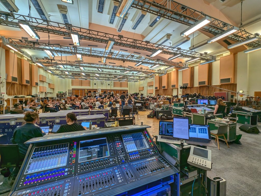 Orchestral Rehearsal at Maida Vale Studios