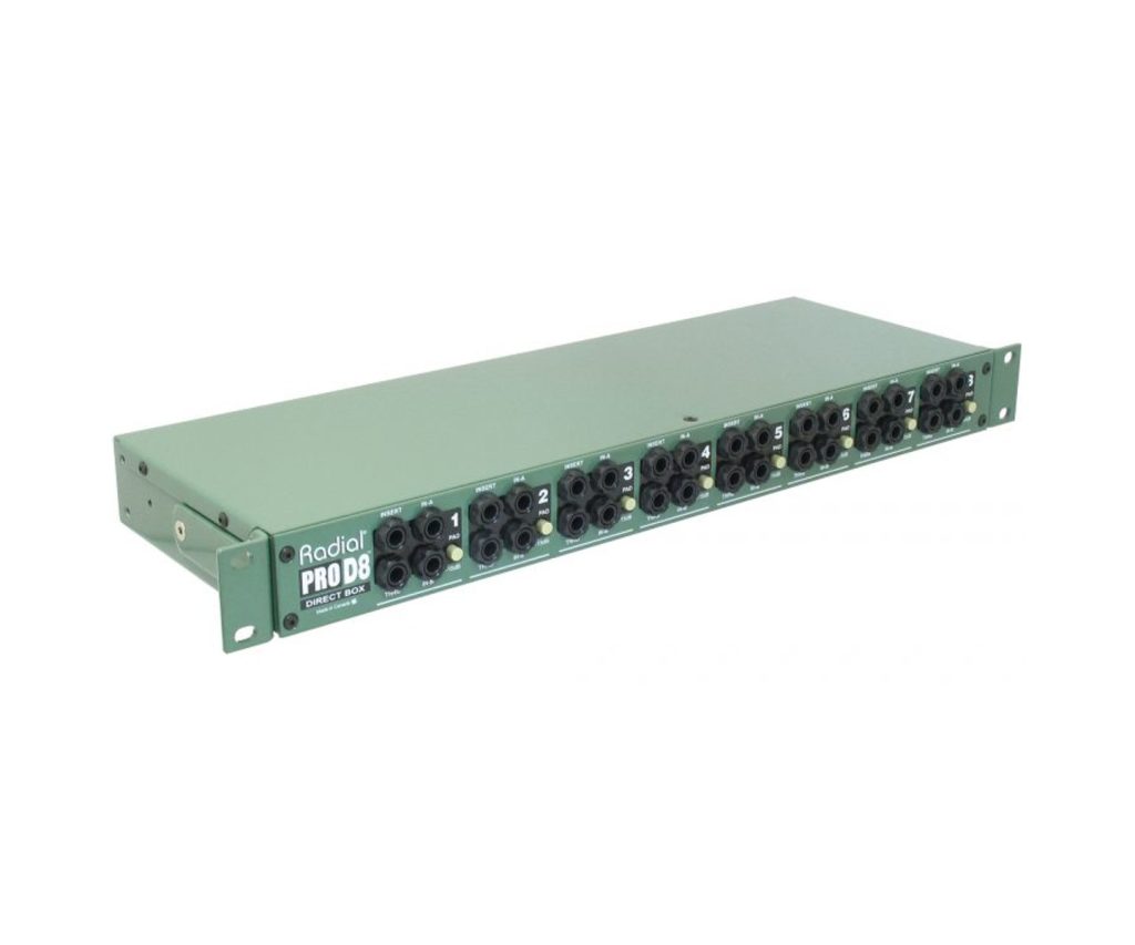 Radial ProD8 8-Channel Rackmount DI Box