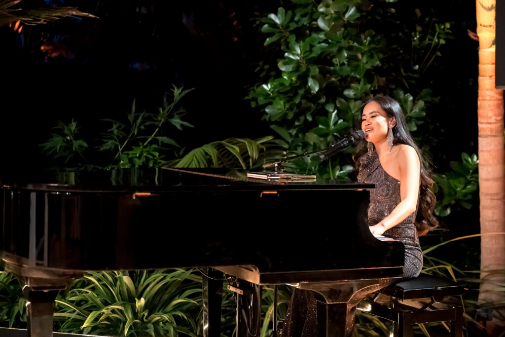Entertainment in Temperate House, Royal Botanical Gardens, Kew