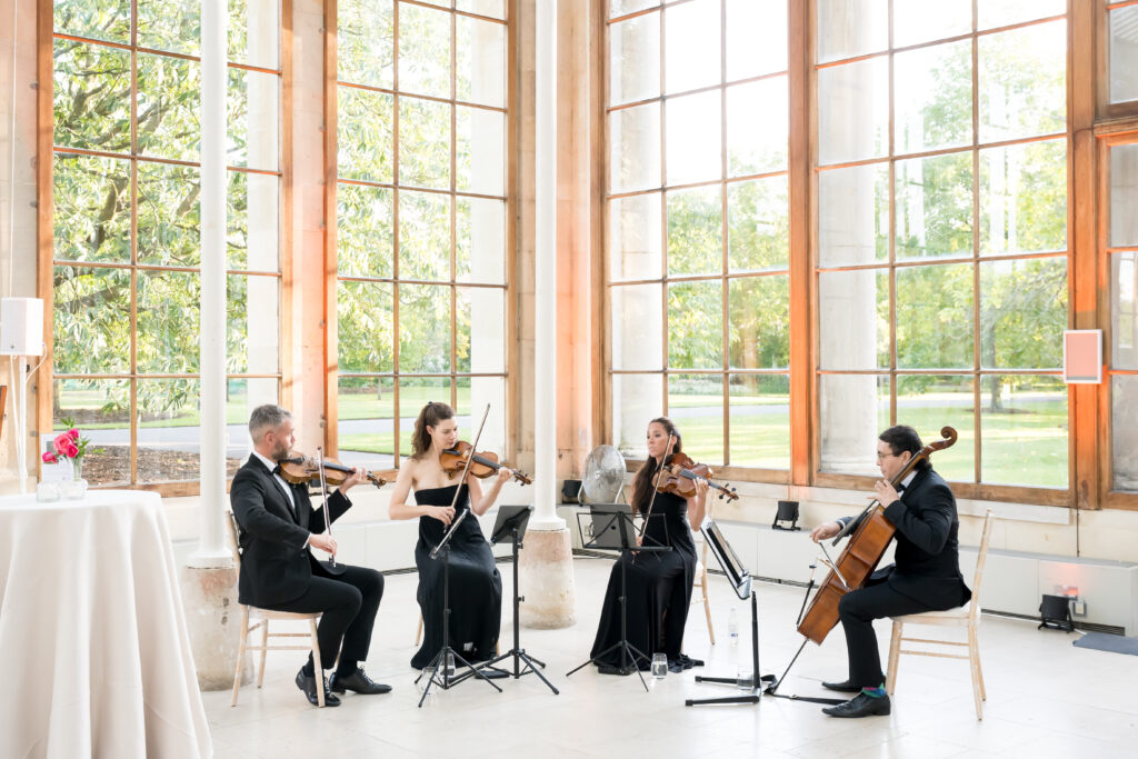 String Quartet in Nash Conservatory, Royal Botanical Gardens, Kew