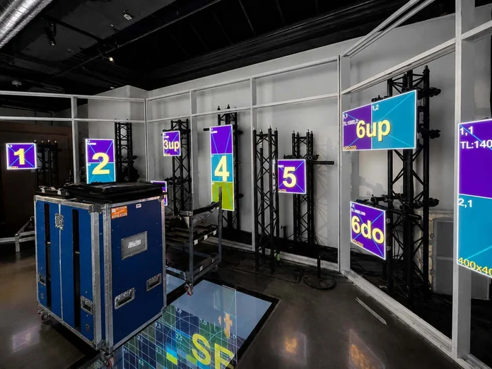 Behind the scenes during the installation process