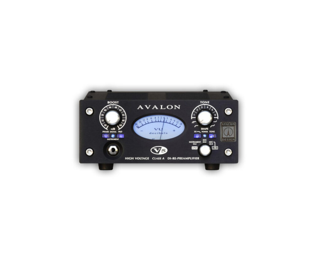 Avalon V5 Mic, Instrument and Line Preamplifier